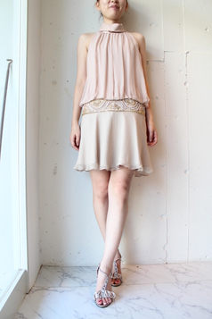 GRACE CONTINENTAL （グレースコンチネンタル）ホルターシルクＯＰ/08013931/04/ピンク画像